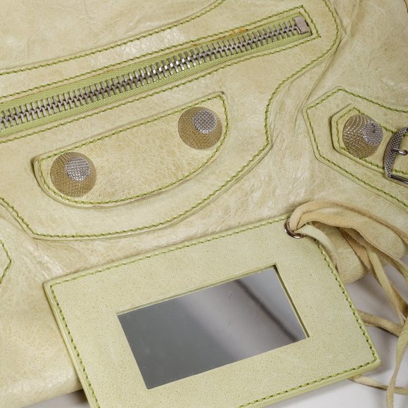 Balenciaga Pistachio Agneau GSH Motorcycle City Bag - Picture 11 of 15